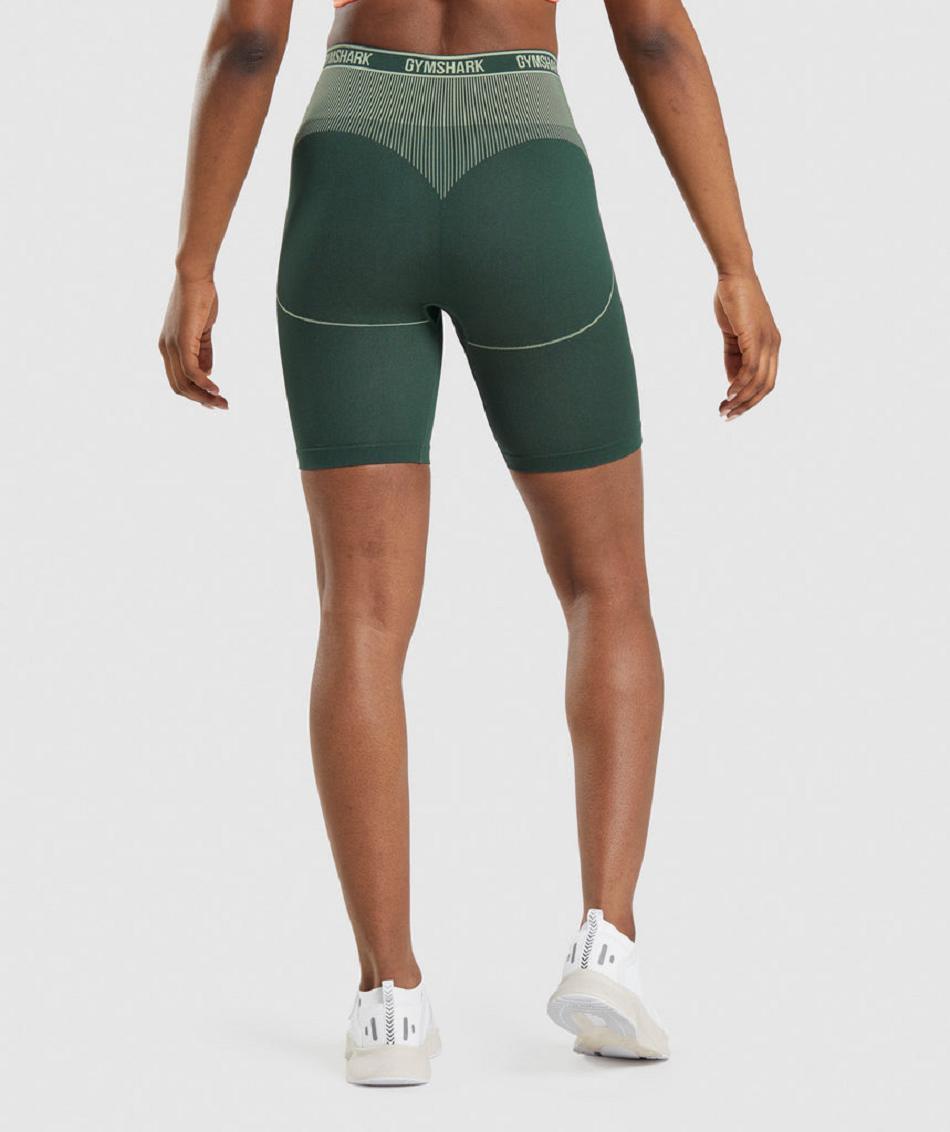 Pantalones Cortos Gymshark Apex Seamless High Rise Corta Mujer Obsidian | CO 2766SGL